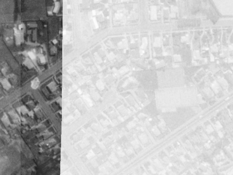 Cavan Place from the air, 1975-1979