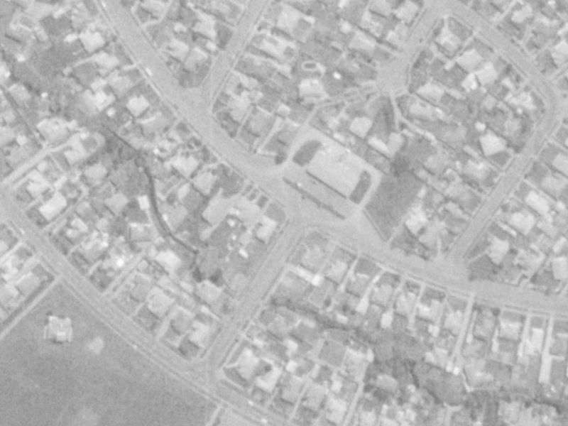 79 Harris Crescent from the air, 1975-1979