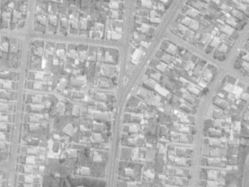 57 Bassett Street from the air, 1975-1979