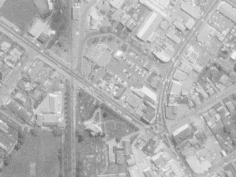 16B Harewood Road from the air, 1975-1979