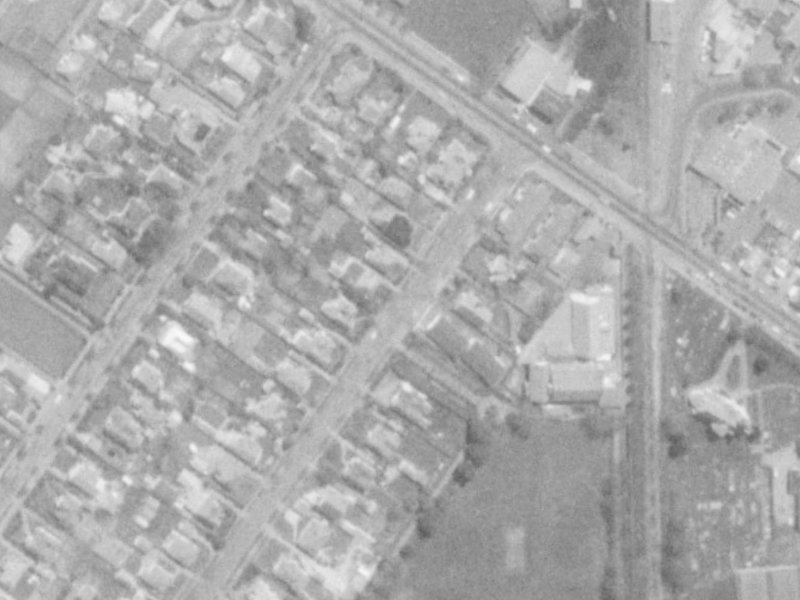 117 St James Avenue from the air, 1975-1979