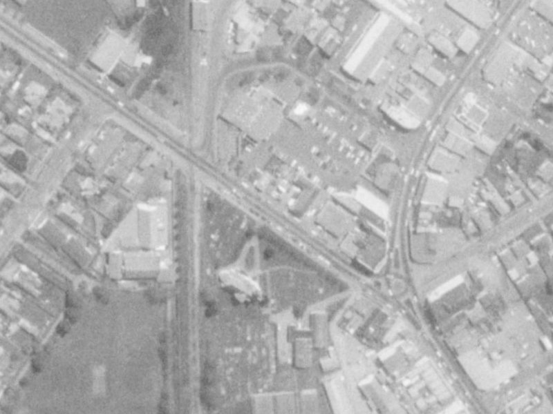 18 Harewood Road from the air, 1975-1979