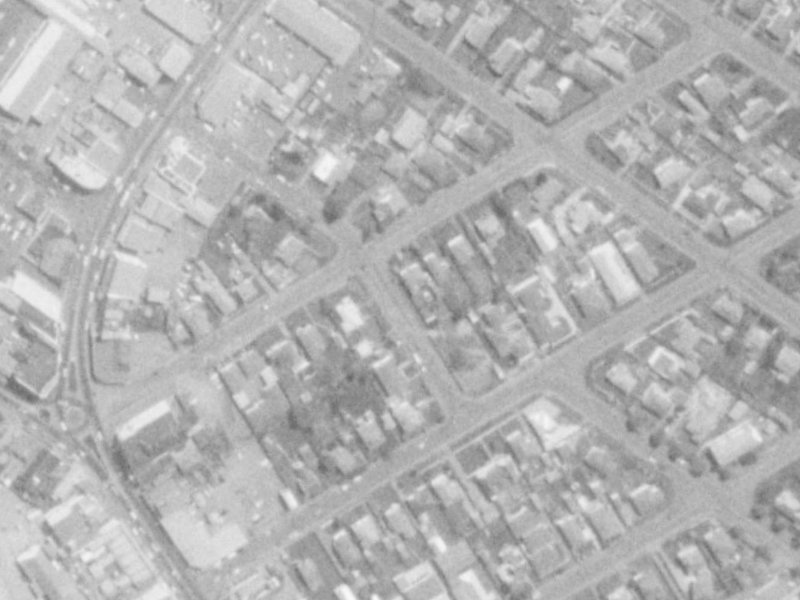 8 Loftus Street from the air, 1975-1979