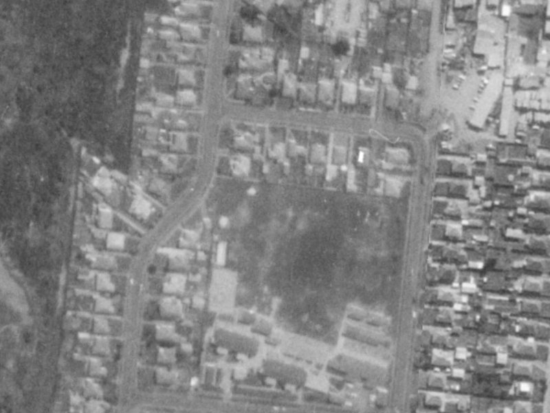25 Freeville Place from the air, 1975-1979