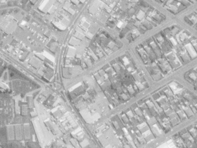 8 Horner Street from the air, 1975-1979