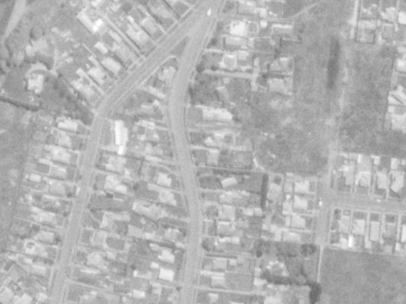 48 Burwood Road from the air, 1975-1979