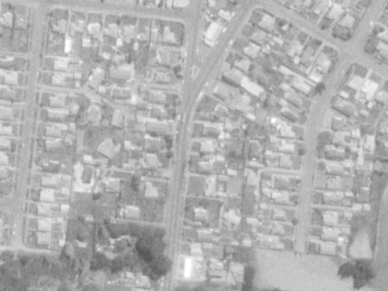 48-42 Bassett Street from the air, 1975-1979