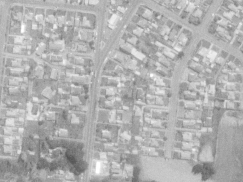 Bassett Street from the air, 1975-1979