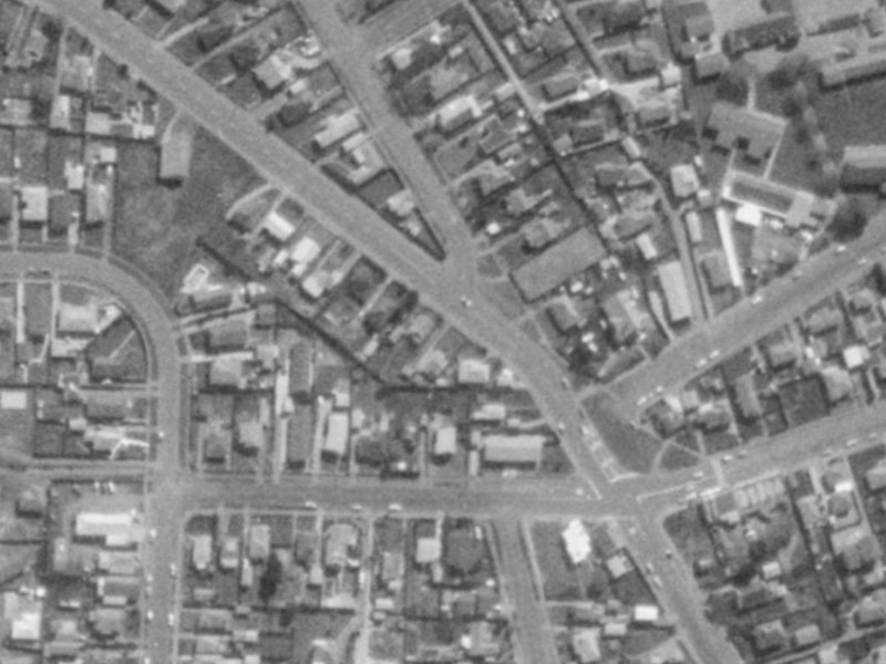 17 Rookwood Avenue from the air, 1975-1979