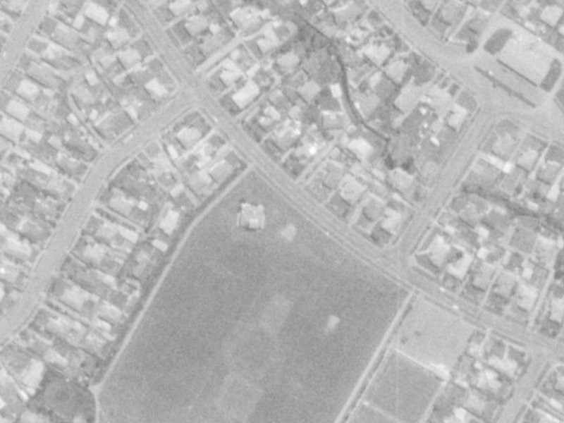 202 Condell Avenue from the air, 1975-1979