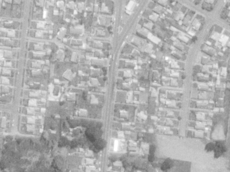 47 Bassett Street from the air, 1975-1979