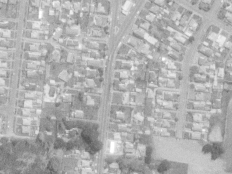 44 Bassett Street from the air, 1975-1979