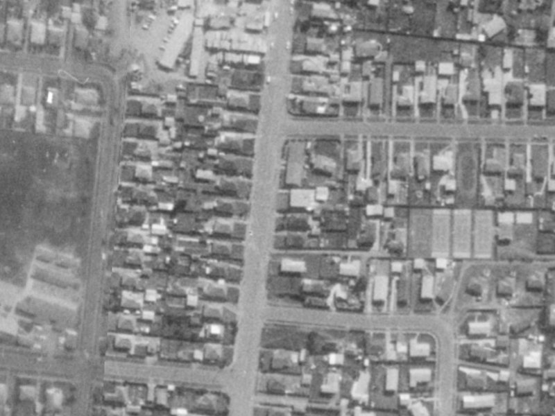182 Bower Avenue from the air, 1975-1979