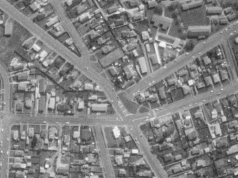 164 Leaver Terrace from the air, 1975-1979