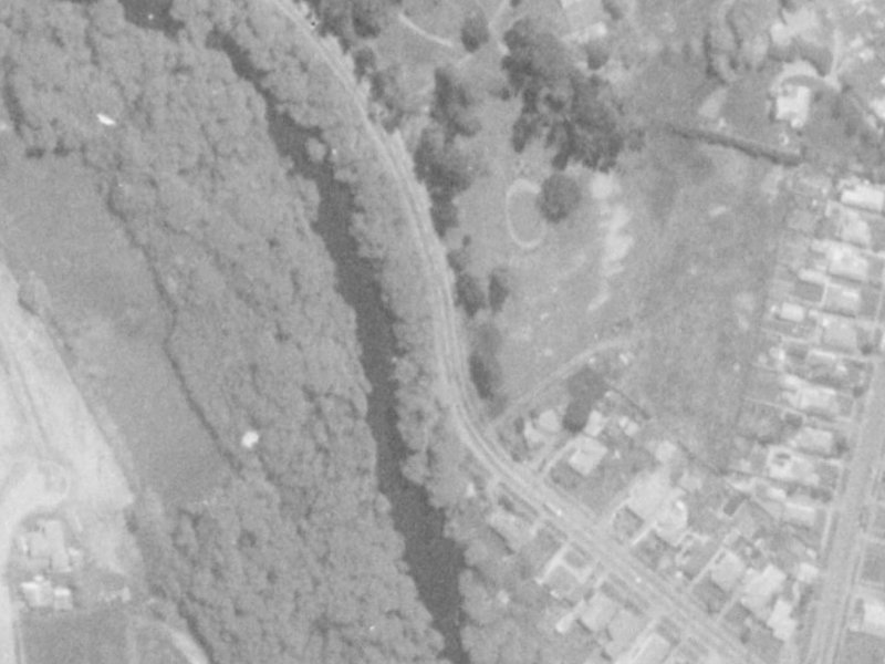 56 Lake Terrace Road from the air, 1975-1979