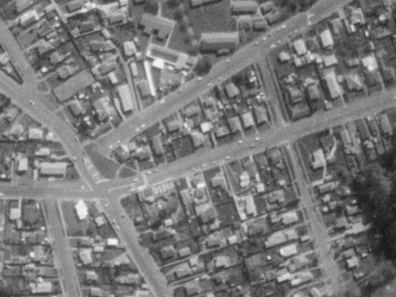 148 Bowhill Road from the air, 1975-1979