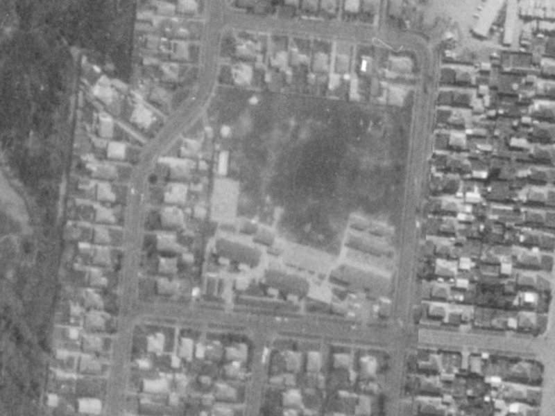 14 Freeville Place from the air, 1975-1979