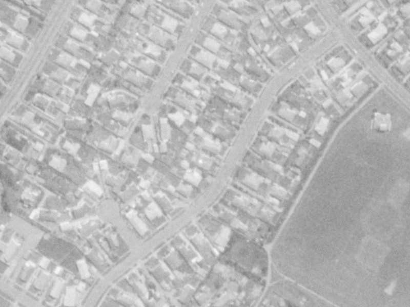 27 Flower Street from the air, 1975-1979