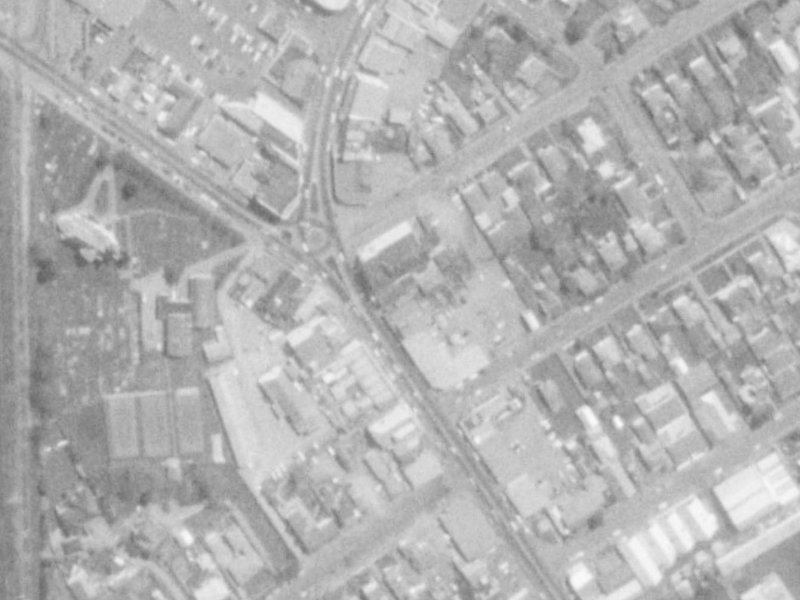 488 Papanui Road from the air, 1975-1979
