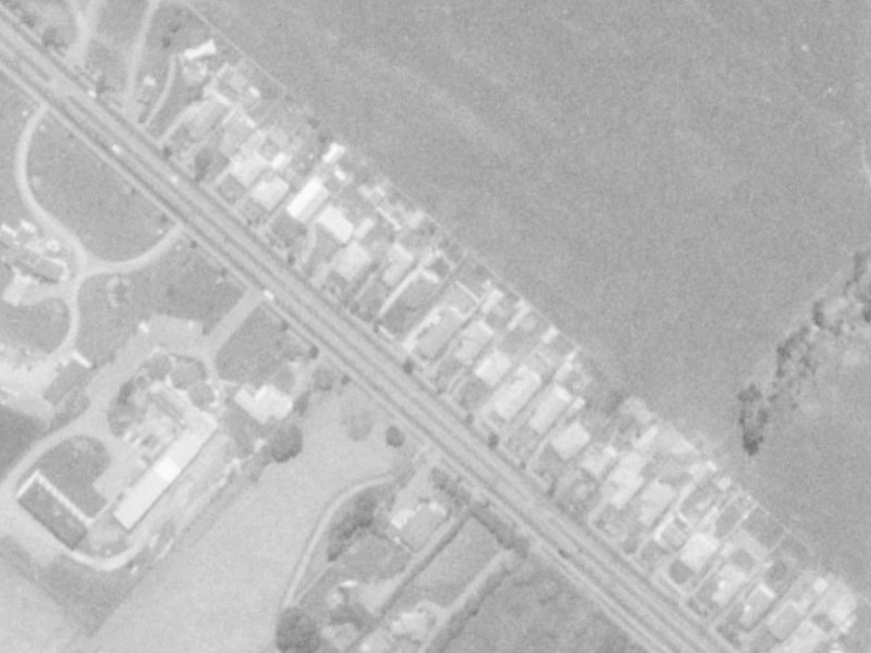 406 Memorial Avenue from the air, 1975-1979