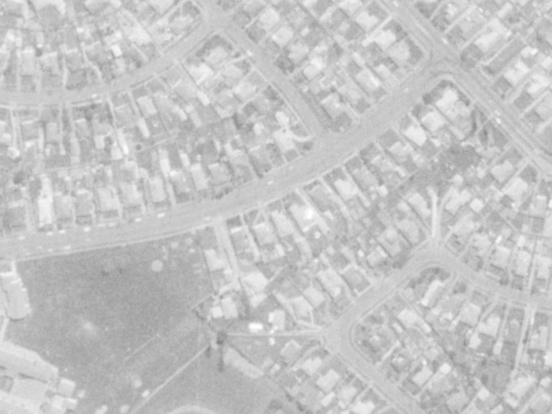 16 Kendal Avenue from the air, 1975-1979