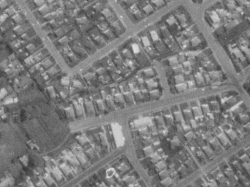 39 Ranger Street from the air, 1975-1979