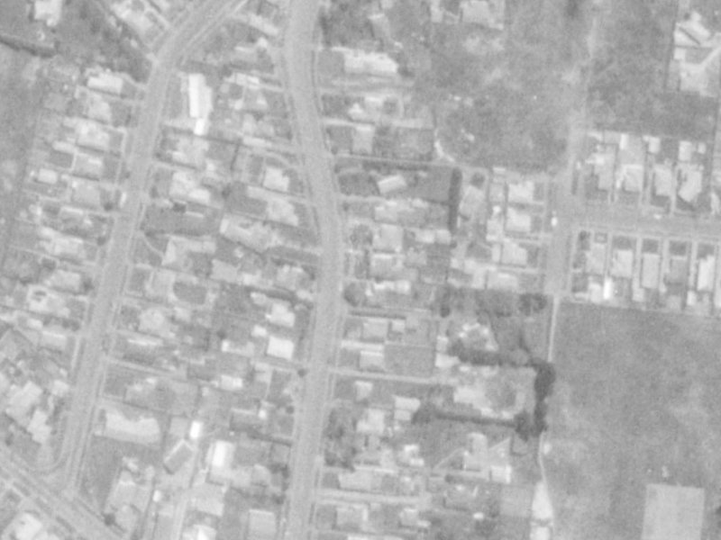 34 Burwood Road from the air, 1975-1979