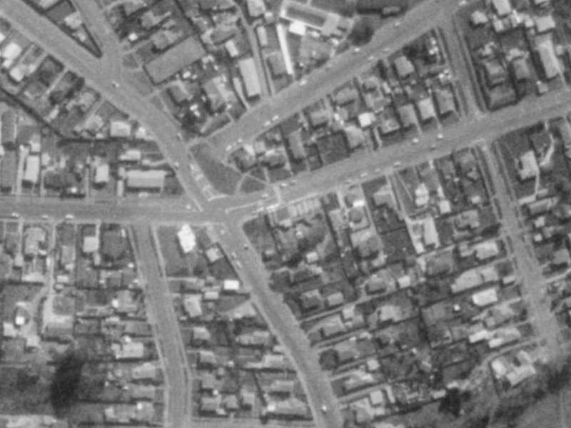 165 Bowhill Road from the air, 1975-1979