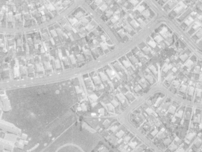 21 Kendal Avenue from the air, 1975-1979