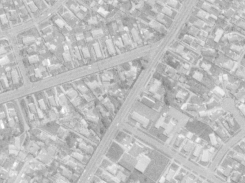 299A Greers Road from the air, 1975-1979