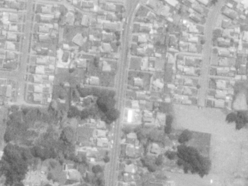41 Bassett Street from the air, 1975-1979