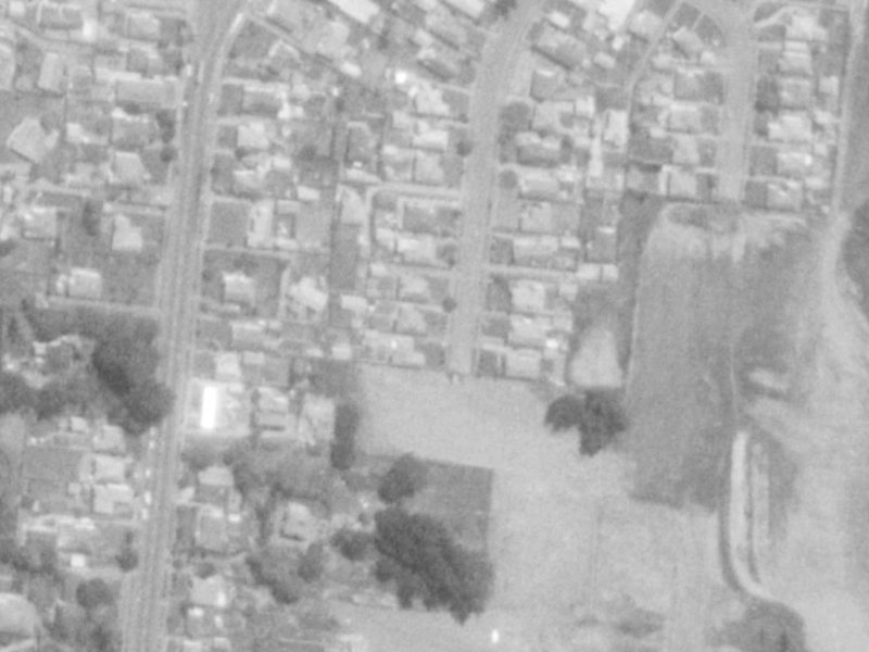 58 Vivian Street from the air, 1975-1979