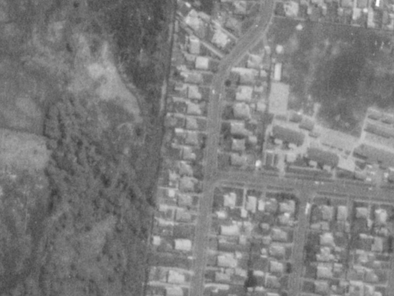 63 Wattle Drive from the air, 1975-1979
