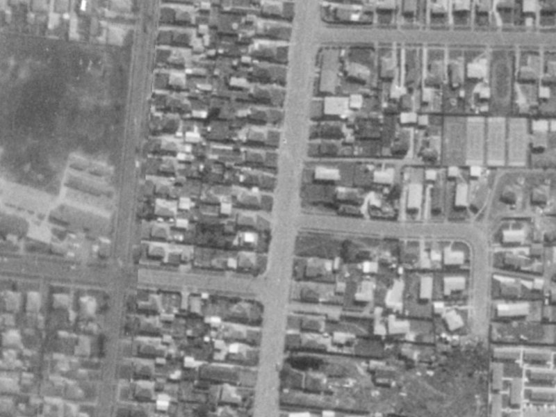 151 Bower Avenue from the air, 1975-1979