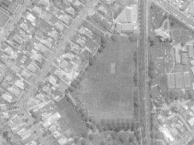 100 Saint James Avenue from the air, 1975-1979