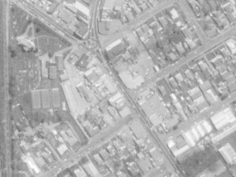 489 Papanui Road from the air, 1975-1979