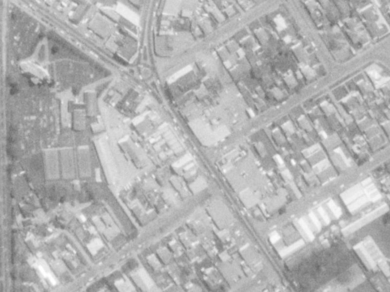 487 Papanui Road from the air, 1975-1979