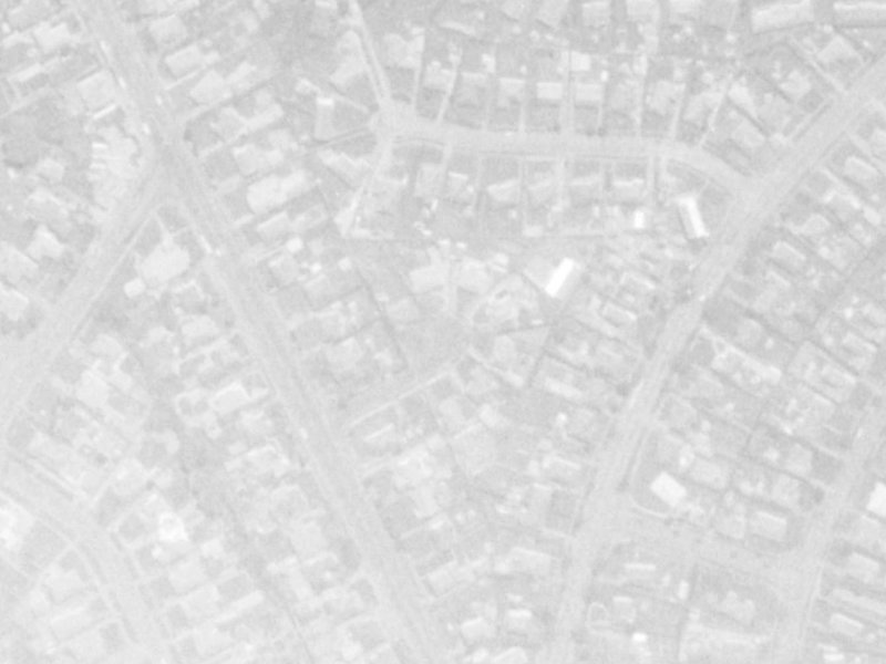 Dana Place from the air, 1975-1979