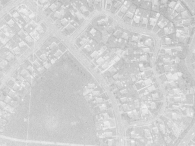 152 Emmett Street from the air, 1975-1979