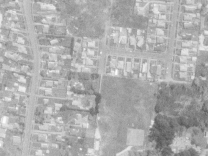 19 Loughton Street from the air, 1975-1979