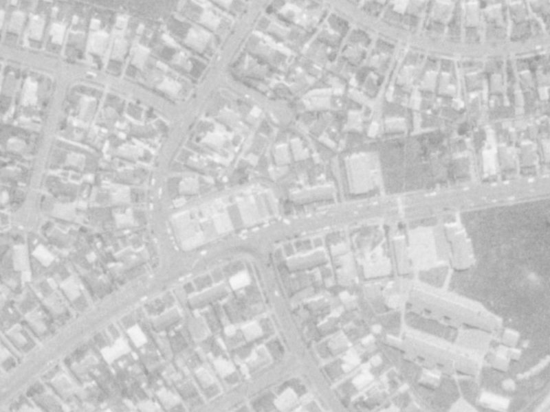 60 Kendal Avenue from the air, 1975-1979