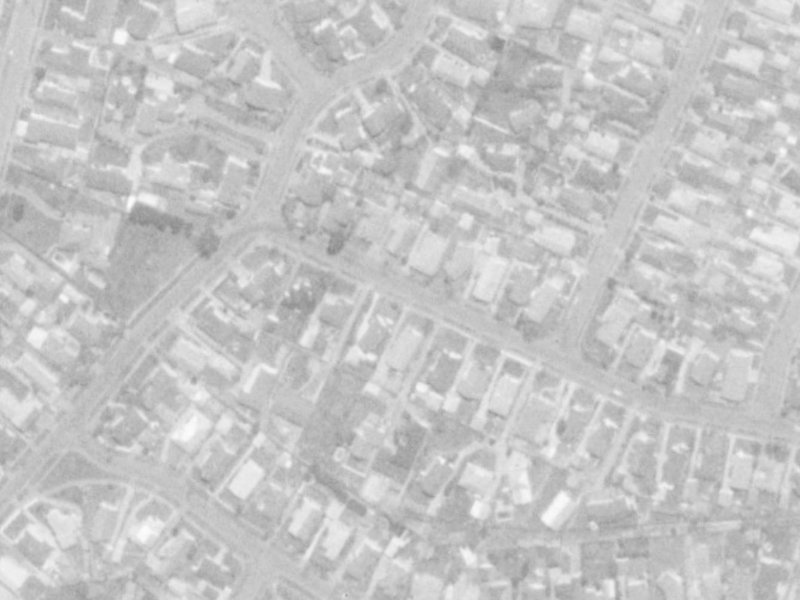 63 Whitby Street from the air, 1975-1979