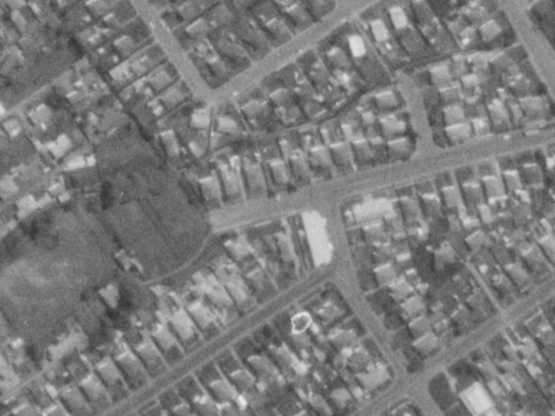 28 Ranger Street from the air, 1975-1979