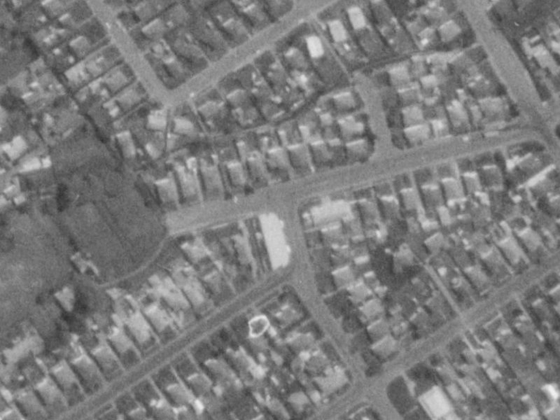 53 Nancy Avenue from the air, 1975-1979