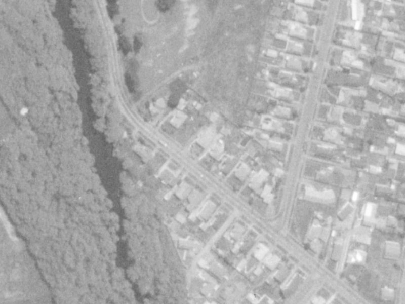 44 Lake Terrace Road from the air, 1975-1979