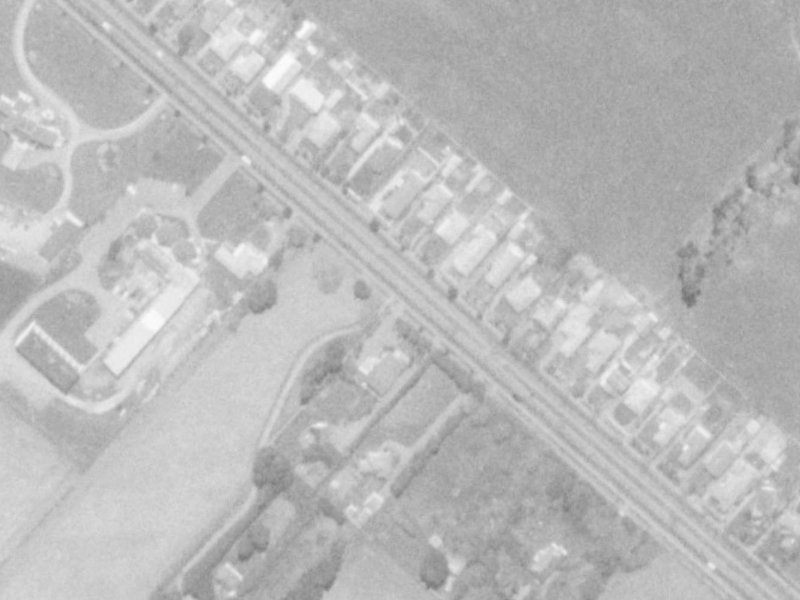 437 Memorial Avenue from the air, 1975-1979