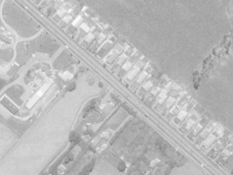 436 Memorial Avenue from the air, 1975-1979