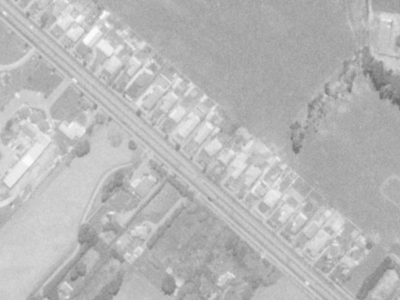 396 Memorial Avenue from the air, 1975-1979