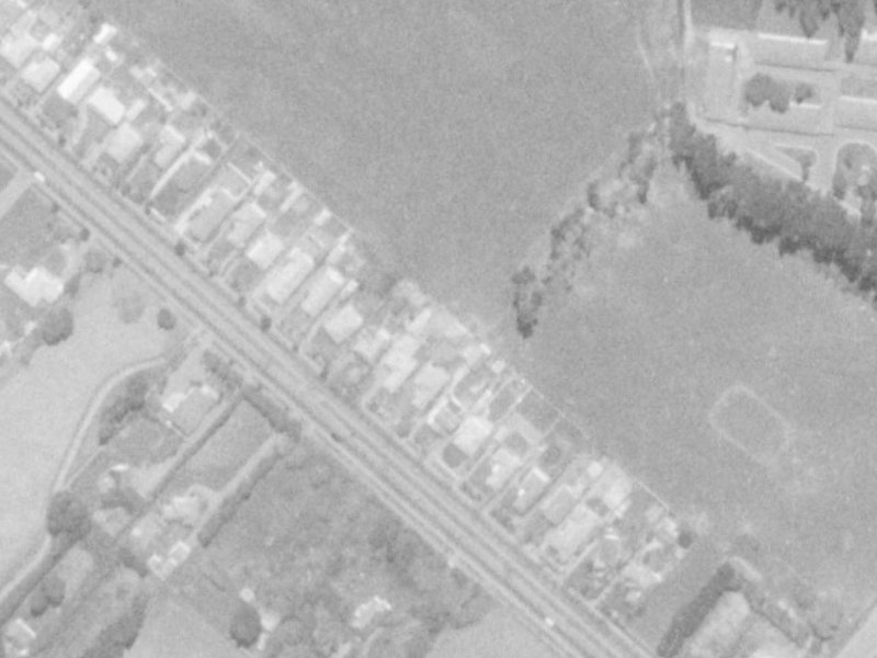 390 Memorial Avenue from the air, 1975-1979
