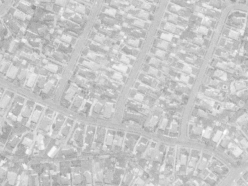 3 Teesdale Street from the air, 1975-1979